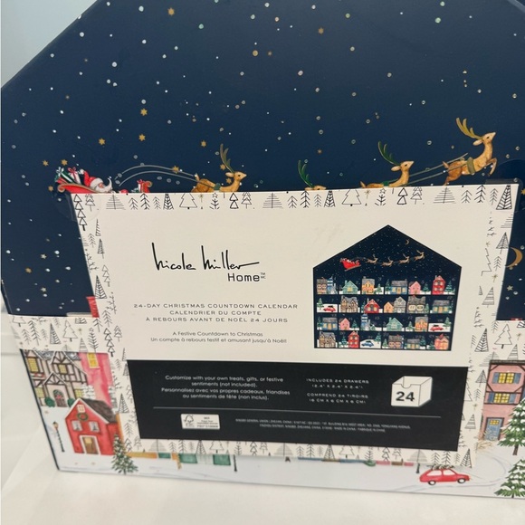 Nicole Miller NWT Magical city Christmas advent Calendar. 24 days countd… - Picture 3 of 7